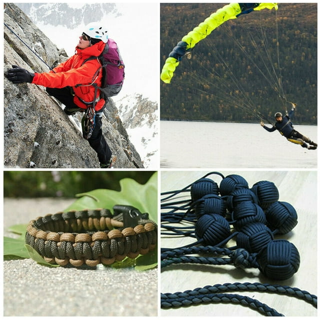 Paracord Tipo III 550 - Cavo Da Paracadute Oro, 100 Piedi - Foto 12