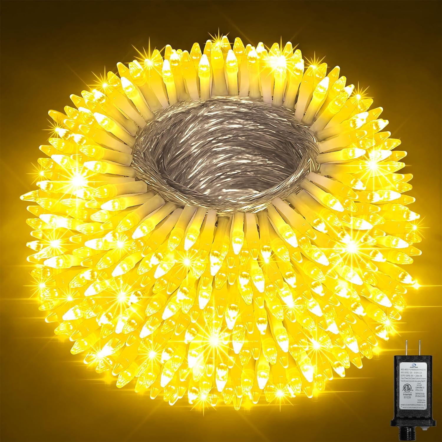 500FT Christmas Lights Outdoor 1400 LED Waterproof Christmas Tree