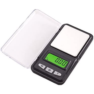 Mini Digital Pocket Scale 500g X 0.1g – Stainless Steel Platform, LCD Display, Batteries Included