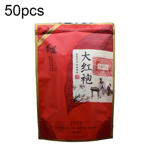500G Chinese Tea Set Zipper Bag Recyclable Sealable Packaging Bag