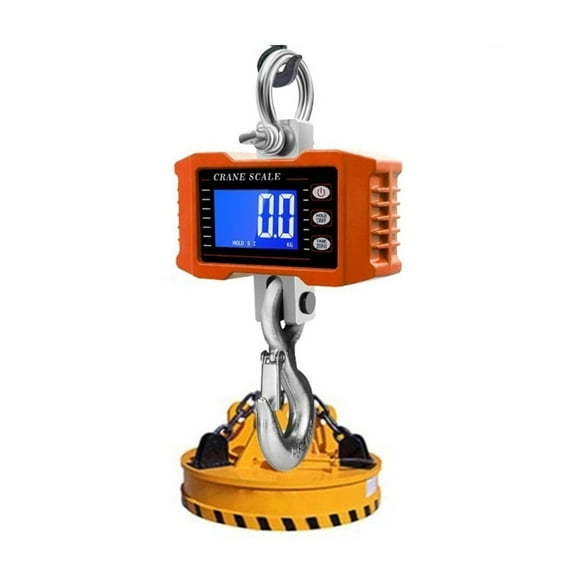 500Kg/1000Kg Digital Crane Scale Hanging Scale Portable Heavy Duty Crane Scale LCD Backlight Industrial Hook Scales Unit Change ,Reliability