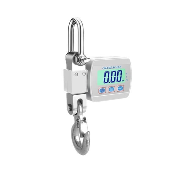 500Kg Digital Crane Scale Portable Hanging Scale Heavy Duty 300Kg Crane Scale LCD Backlight Industrial Hook Scales Unit Change ,Precise Weighing