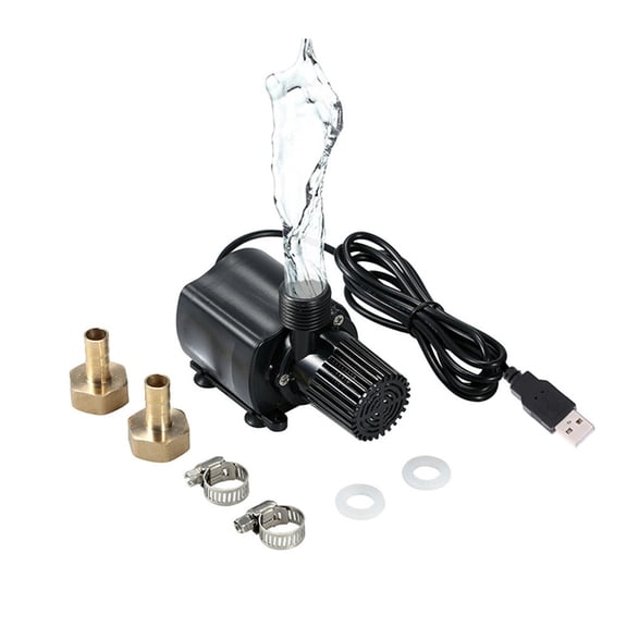 500L/H 4W Submersible USB Mini Water Pump with 1.5m Cable for Aquarium Fountain