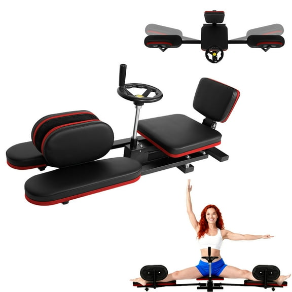 500LBS Leg Stretch Machine,Steel Frame Equipment Splits Machine,Leg Stretching Training Machine with 360Rotating Hand Wheel, for Yoga, Ballet, Fitness, Splits Training