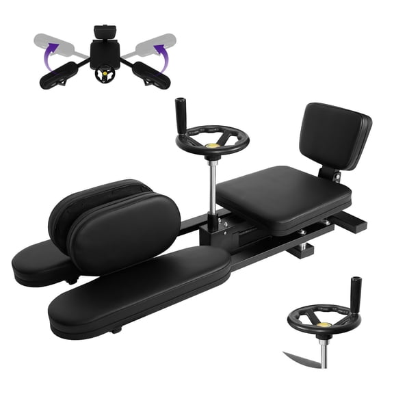 500LBS Leg Stretching Split Machine, Heavy-Duty Leg Stretcher Machine with Hand Wheel, Leg Stretching Training Machine for Home Yoga Gym, Home,Gym,Dance Studio