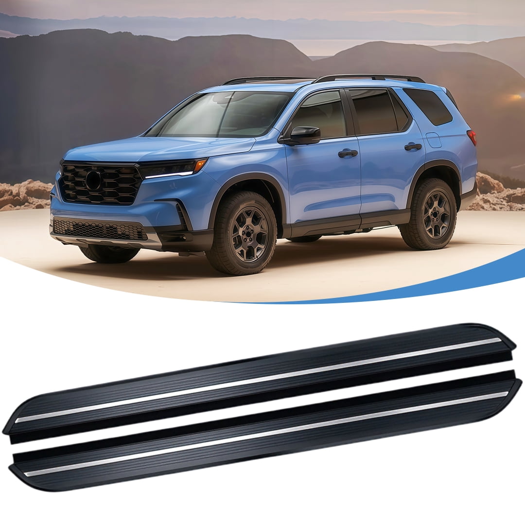 500Lbs Aluminum Running Boards fits for 2023 2024 2025 2026 Honda Pilot ...
