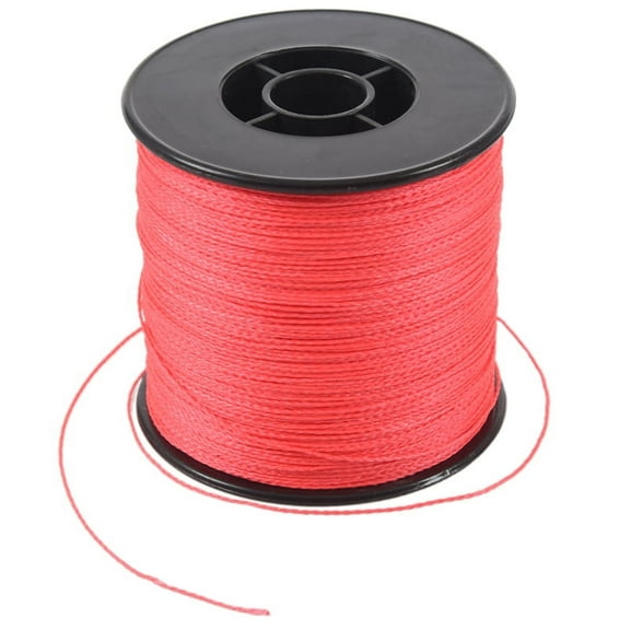 500M 100LB 0.5mm Super Strong Braided Fishing Line PE 4 Strands Color:Red PE Red,1 x Fishing Line