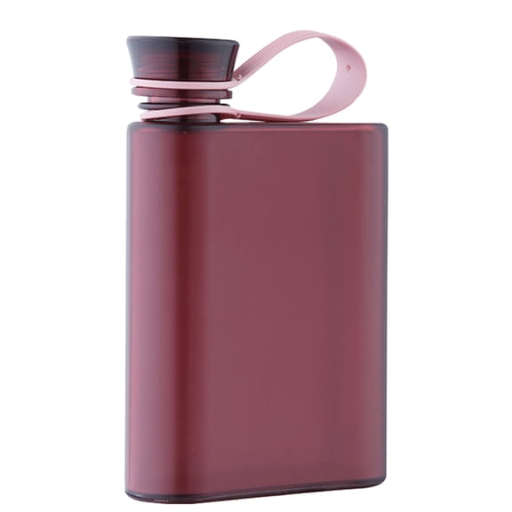 500ML Creative Matte Flat Plastic Water Bottle A5 Ring Outdoor Sport Portable Bottle Notebook Kettle Wine Bottle for