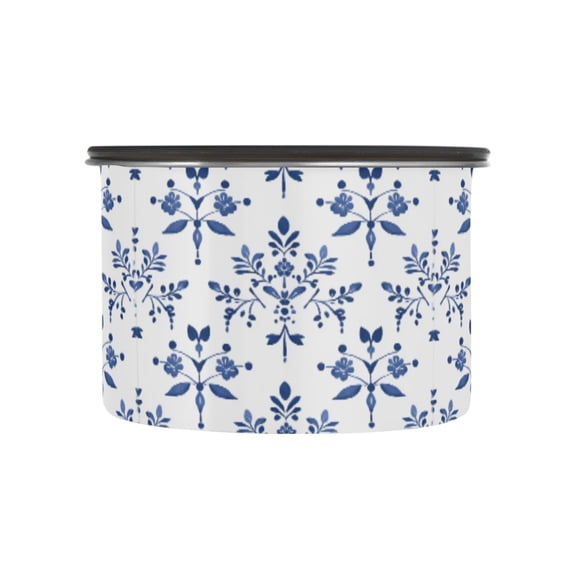 500ML Food Storage Container Food Storage Tank Coffee Storage Container 304 Food Grade Stainless Steel Corrosion Resistant Beautiful Cute Blue