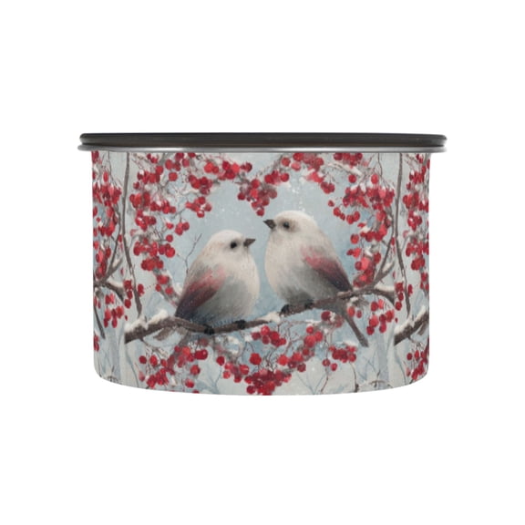 500ML Food Storage Container Food Storage Tank Coffee Storage Container 304 Food Grade Stainless Steel Corrosion Resistant Loving Bird