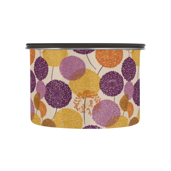 500ML Food Storage Container Food Storage Tank Coffee Storage Container 304 Food Grade Stainless Steel Corrosion Resistant Mid-century Modern Color Dots