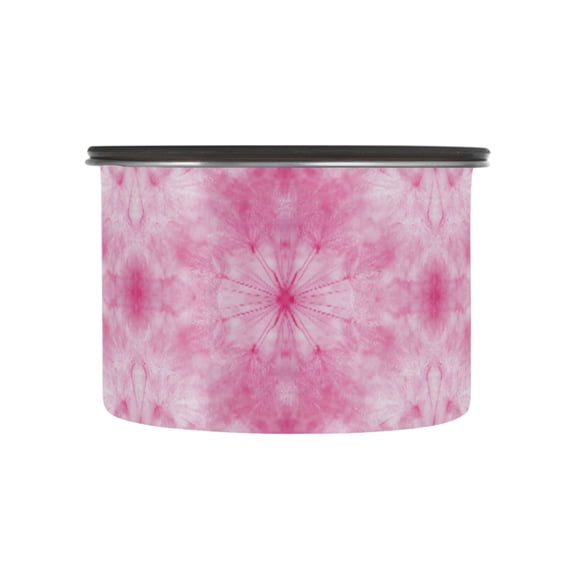 500ML Food Storage Container Food Storage Tank Coffee Storage Container 304 Food Grade Stainless Steel Corrosion Resistant Pink Dandelion