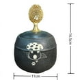 thumbnail image 1 of 500ML Pet Urn Ash Funeral Memorials Memals Pet Urn Ash Creative Moisture Proof Sealed Jar Urns Ashes Dog Cat Cremation Keepsake (Black mushroom room), 1 of 7