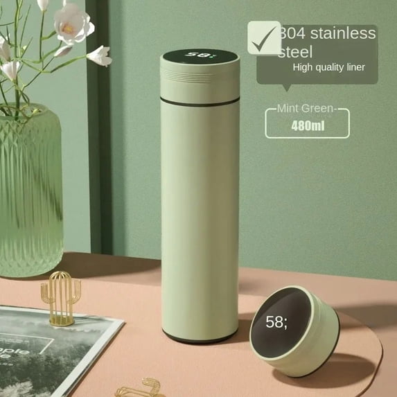 500ML Stainless Steel Thermos Cup with Separator 316 Smart Cup High Value Gift Cup Coffee Cup Father's Gift Cold Cup To Business