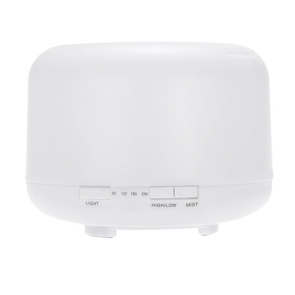 Taicans 500ML Ultrasonic Essential Oil Diffuser Humidifier - 5-in-1 Aromatherapy with 7 Color Changing LED Lights,Timer & Auto Shut off for Bedroom/Living Room (Quiet Operation,60/120/180min Modes)