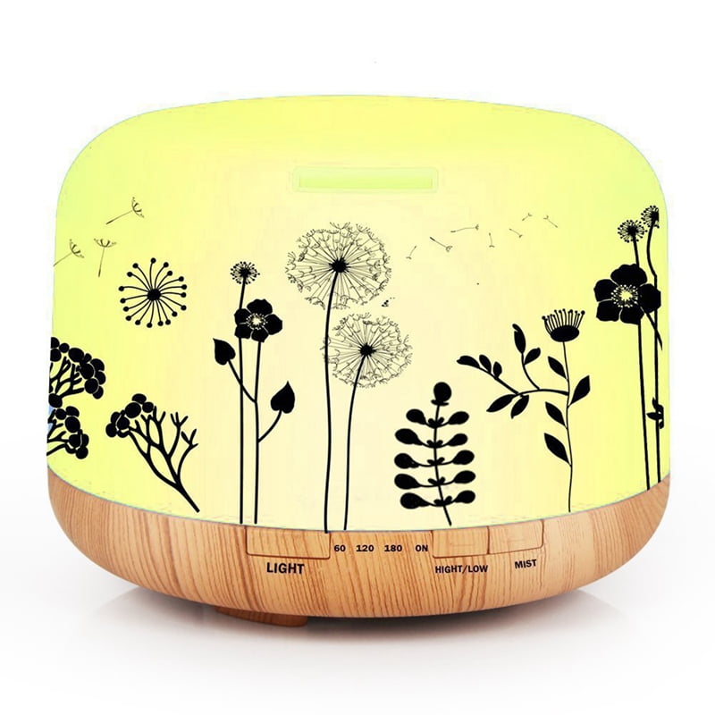 500Ml Aromatherapy Essential Oil Diffuser Fragrance Air Humidifier for