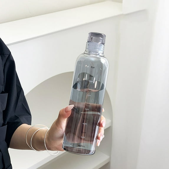 500Ml Glass Water Bottle, 100% Borosilicate Glass, Bpa Free, Leak-Proof Stainless Steel Lid, Wide Mouth, Eco-Friendly (2Nd Generation) Clearance!