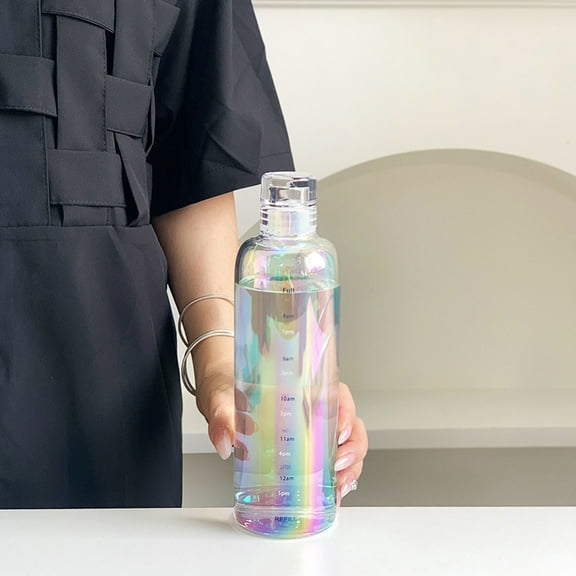 500Ml Glass Water Bottle, 100% Borosilicate Glass, Bpa Free, Leak-Proof Stainless Steel Lid, Wide Mouth, Eco-Friendly (2Nd Generation) Clearance!