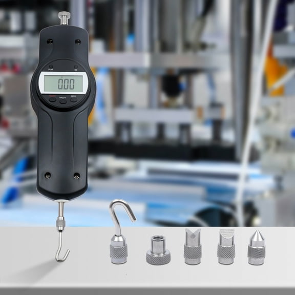 500N/110Lbs Digital Force Gauge Push & Pull Meter Tester w/ Digital Display