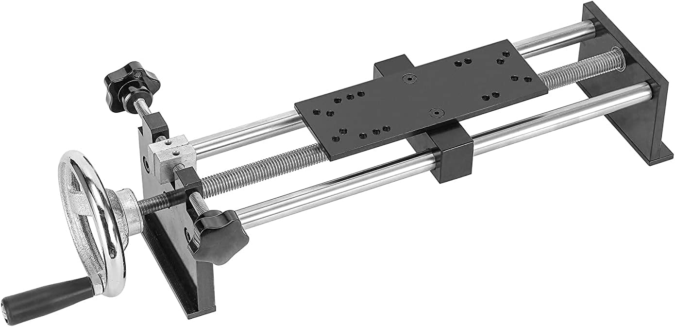 500N/50KG Horizontal Spiral Test Stand Horizontal Screw Force Gauge
