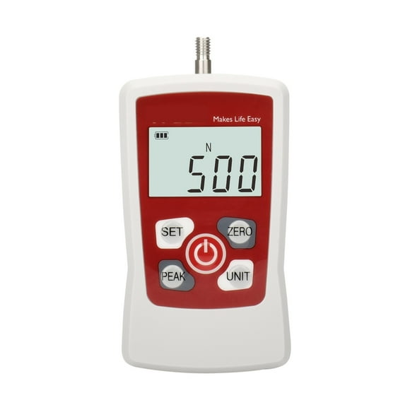 500N 50kg 110Lb 1800Oz Digital Force Gauge Push Pull Gauge Tester Portable Force Meter With Auto Backlit LCD Auto Power-Off