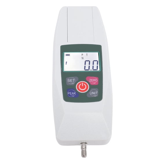 500N Digital Force Gauge Portable Push Pull Dynamometer with Backlit LCD Display for Compression Tensile Testing