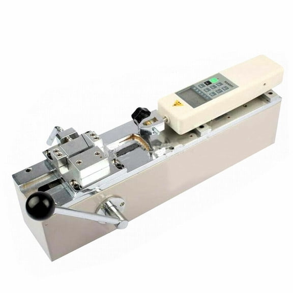 500N Digital Push Force Tester High Precision Hp-500 Manual Digital Display Force Gauge with Effective Area Maximum 105x152MM with Horizontal Push-Pull Test Bench