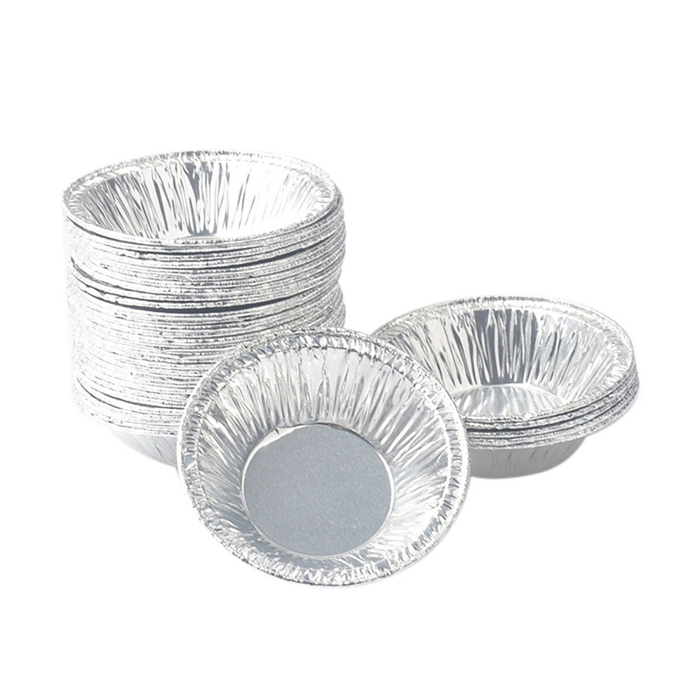 500PCS Disposable Aluminum Foil Baking Cups Muffin Cupcake Liners Round ...