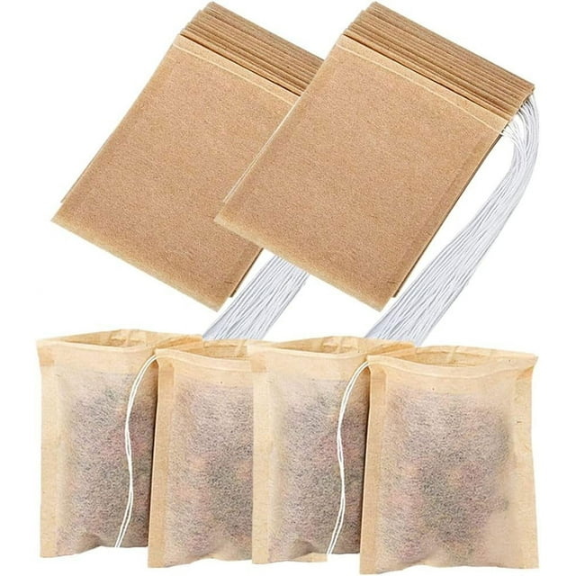 500PCS Disposable Tea Filter Bags Empty Tea Bags Paper Coffee Filter