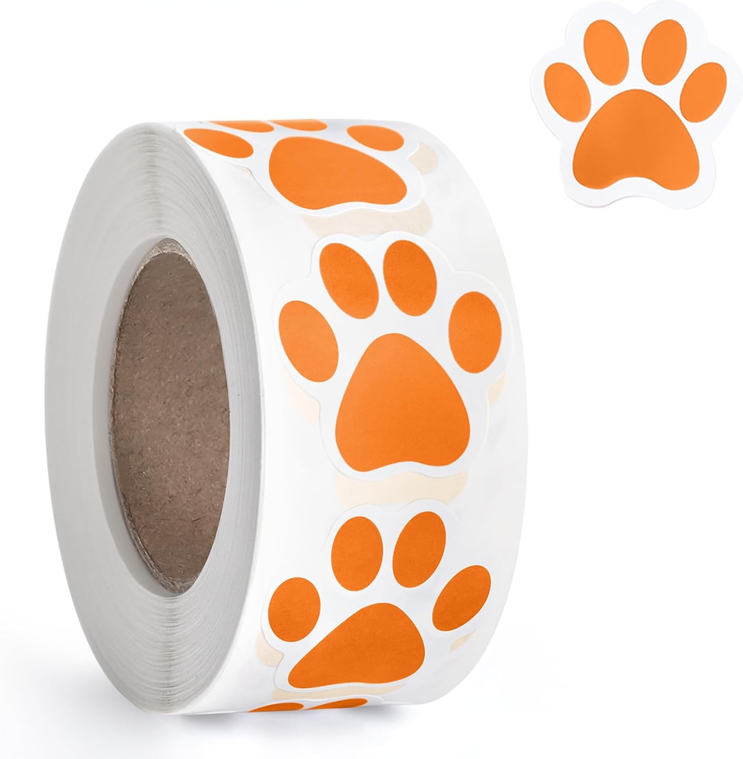 Paw Sticker 500PCS Dog Paw Print Stickers, 1 Inch Dog Stickers for Kids, Self ...