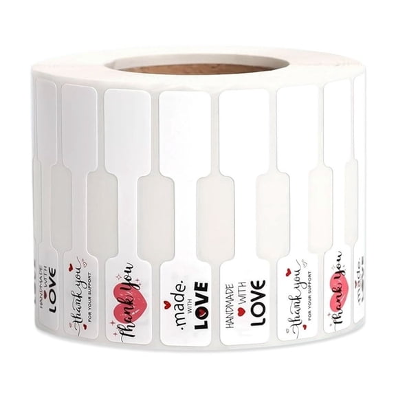 500PCS Handmade Jewelry Tagging Systems Reusable Stickers With Adhesive Ends Suitable For Various Jewelry Types