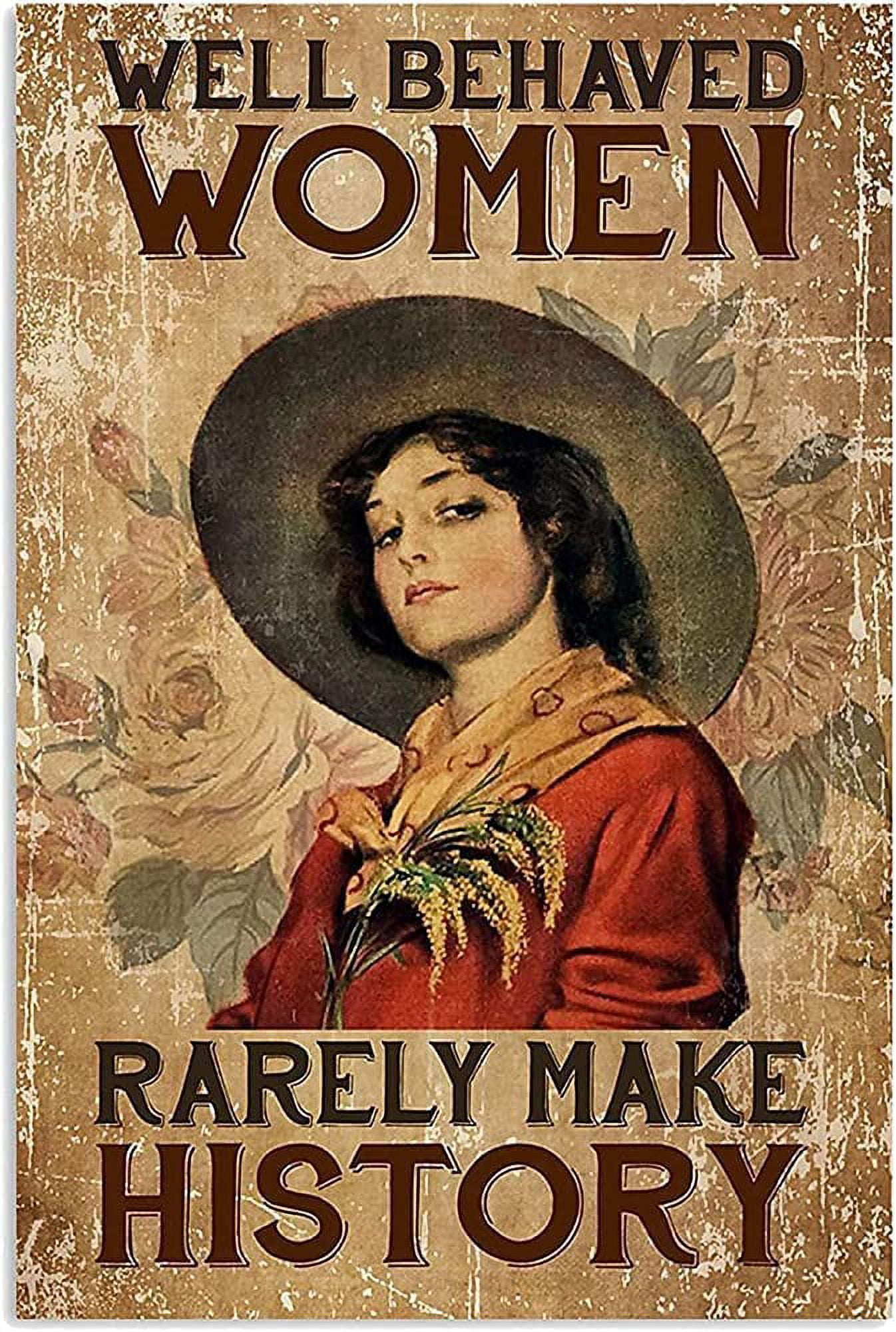 500PCS Jigsaw Puzzles Well Behaved Woman Rarely Make History Retro ...