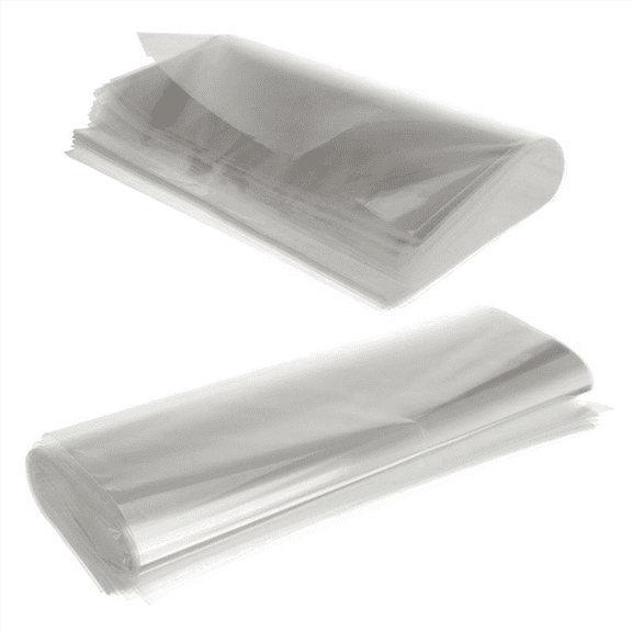 500PCS OPP Gel Record Protective Cover for Turntable Player LP Vinyl Record Bag Flat Open,500 x LP Record Outer Sleeves,transparent