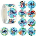 thumbnail image 1 of 500PCS Stitch Stickers 10 Styles Sticker Rolls Cartoon Stickers Party Vinyl Stickers(500 Per Roll), 1 of 3