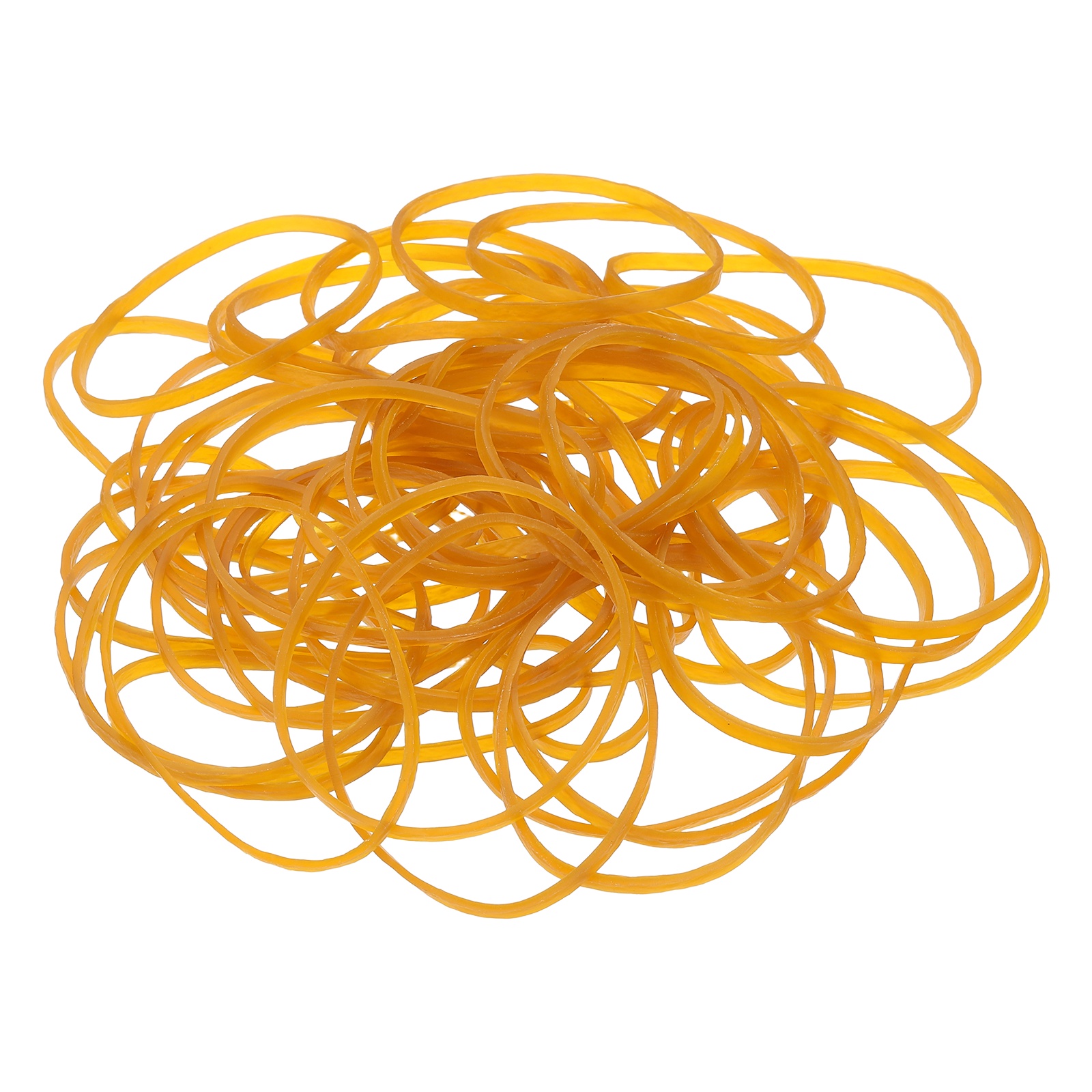 500Pack Rubber Bands, 3.94x0.16 Inch Elastic Bands for Office Supplies, Yellow
