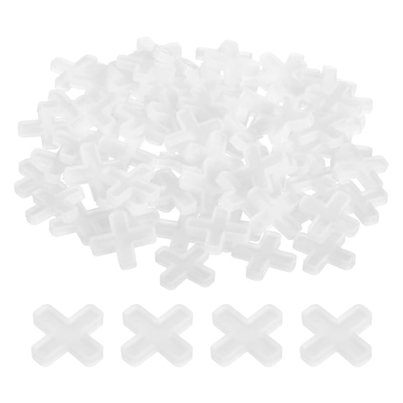 500Pack Tile Spacers, 6mm 1/4" Cross Shape Wall Floor Tile Spacer, White