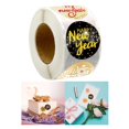 thumbnail image 1 of 500Pcs 1.5 inch Happy New Year Stickers Holiday Supplies Envelope Seals Party Favors for Notebook scrapbook Winter Greeting Cards Crafts Style B, 1 of 8