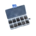 thumbnail image 1 of 500Pcs 10 Sizes Hooks Sea Fishing Sharpened With Box Tool Kit, 1 of 5