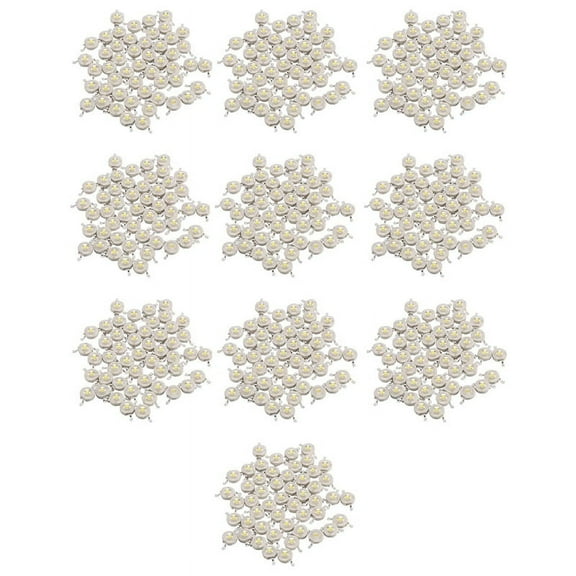 500Pcs 1W Diode Cool White Led Beads 1 Watt Lamp Chip 3V-3.4V