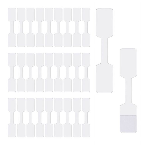 500Pcs Blank Jewelry Price Tags Stickers Jewelry Price Label for Necklace Earring Pri12L4025