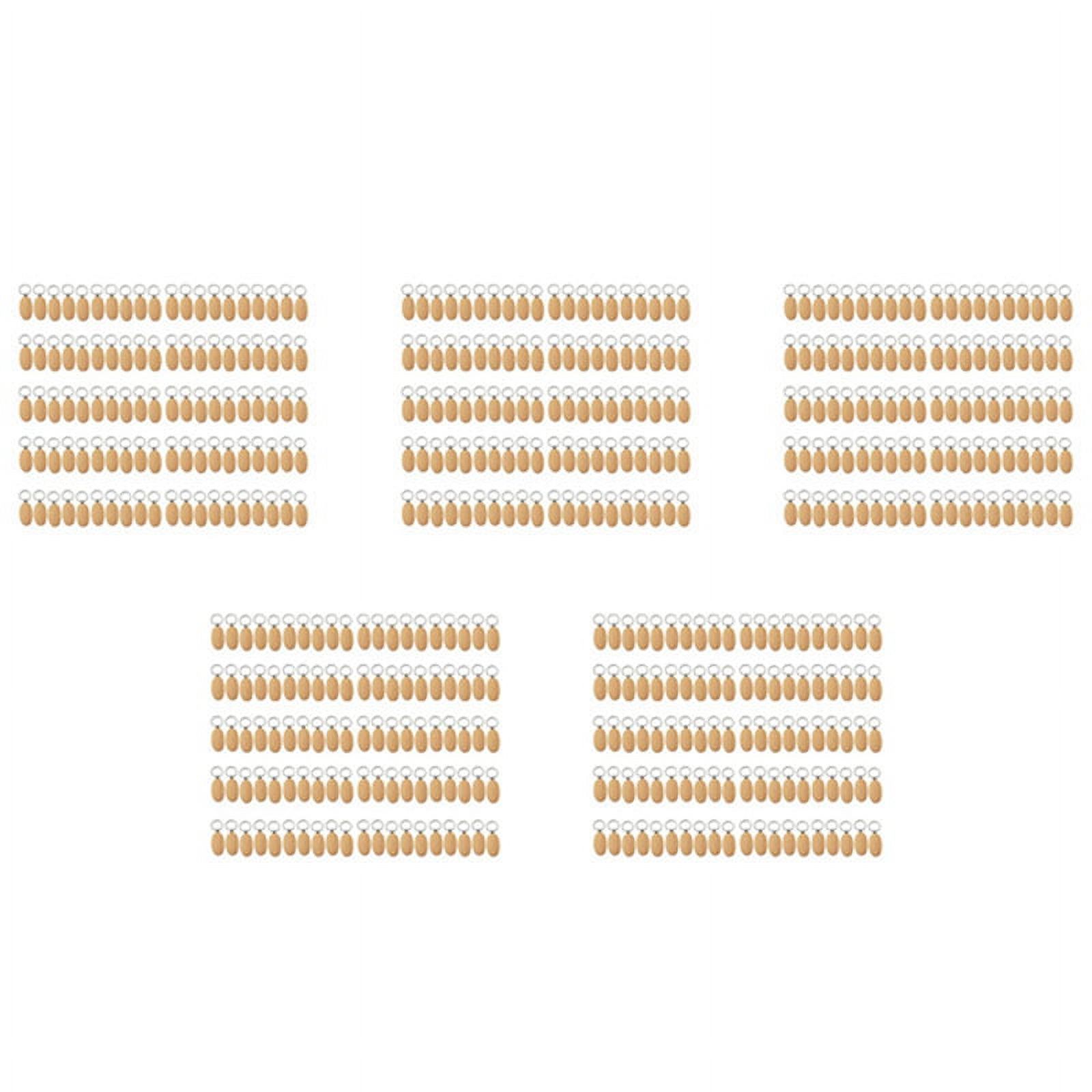 500Pcs Blank Oval Ellipse Wooden Key Chain DIY Promotion Keychain Pendant Keyring Tags Promotional Gifts