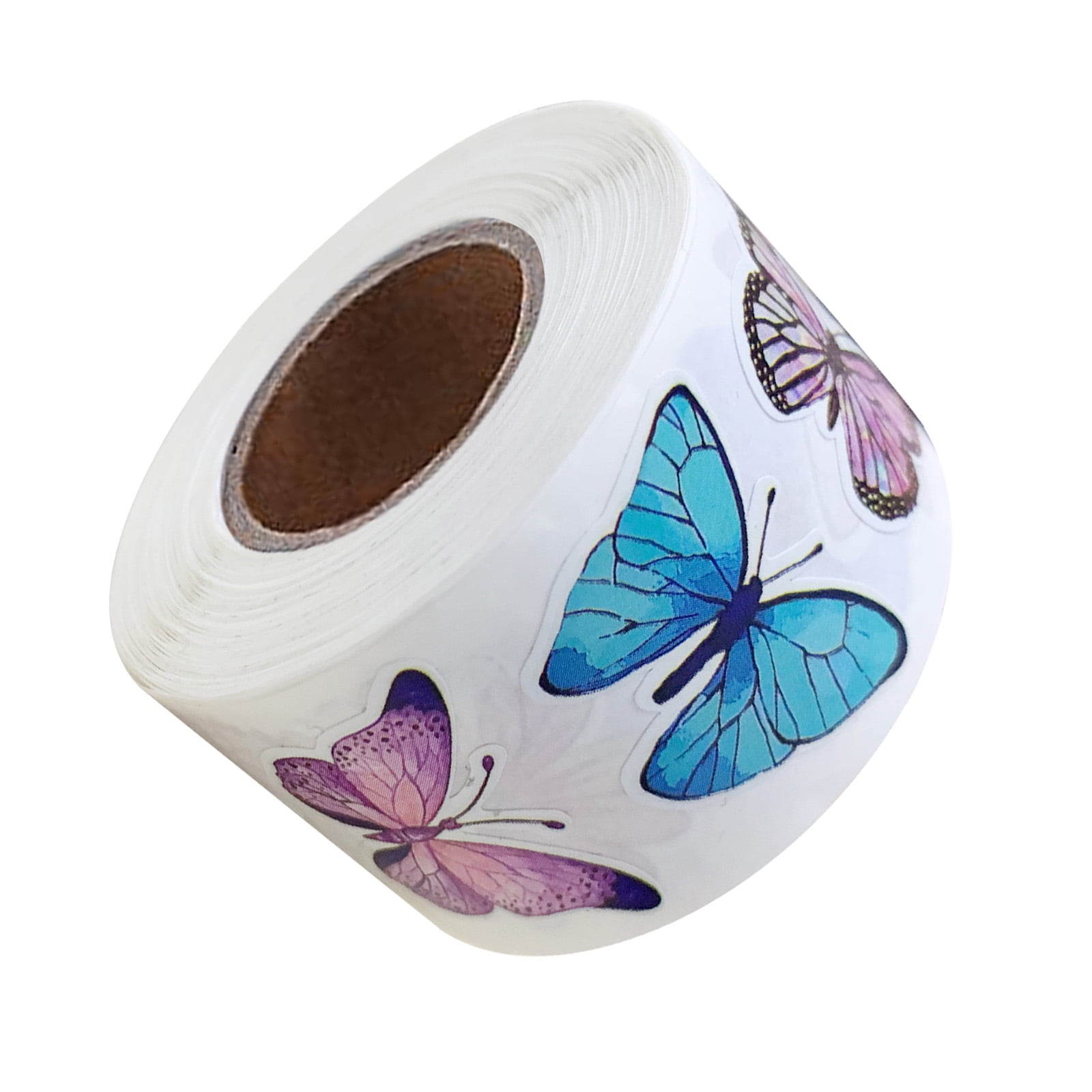 500Pcs Butterfly Flower Sticker For Art Craft Scrapbooking Journal ...
