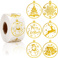 thumbnail image 1 of 500Pcs Christmas Gift Tags Stickers - Self-Adhesive Name Tags for Christmas Gifts, Wrapping Paper, Gift Bags – Festive Holiday Stickers Christmas Decorations, 1 of 6