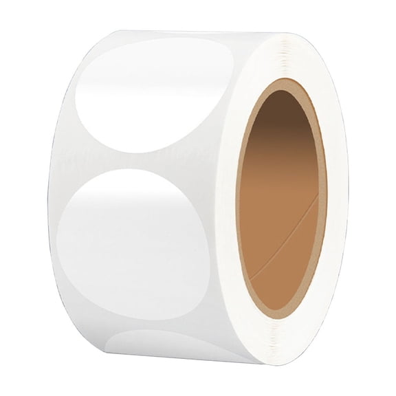 500Pcs Clear PVC Seal Sticker Wrapping Labels Round Seal Sticker for Envelopes Cards Mailing Box Candy Bag Wrapping