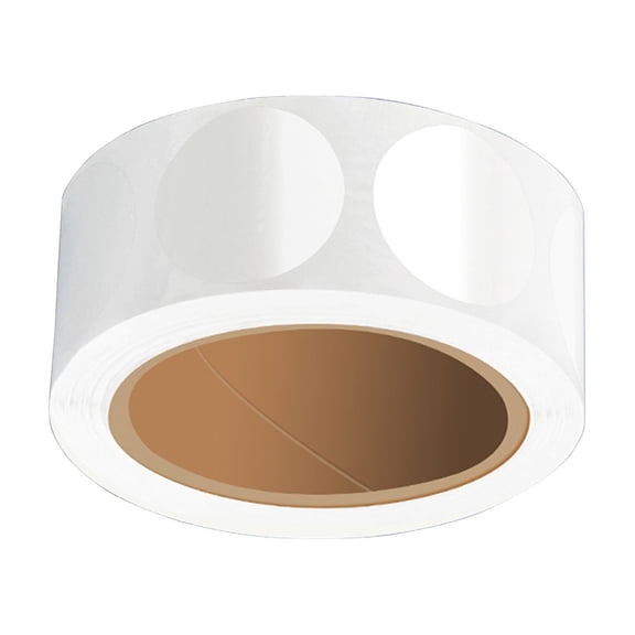 500Pcs Clear PVC Seal Sticker Wrapping Labels Round Seal Sticker for Envelopes Cards Mailing Box Candy Bag Wrapping