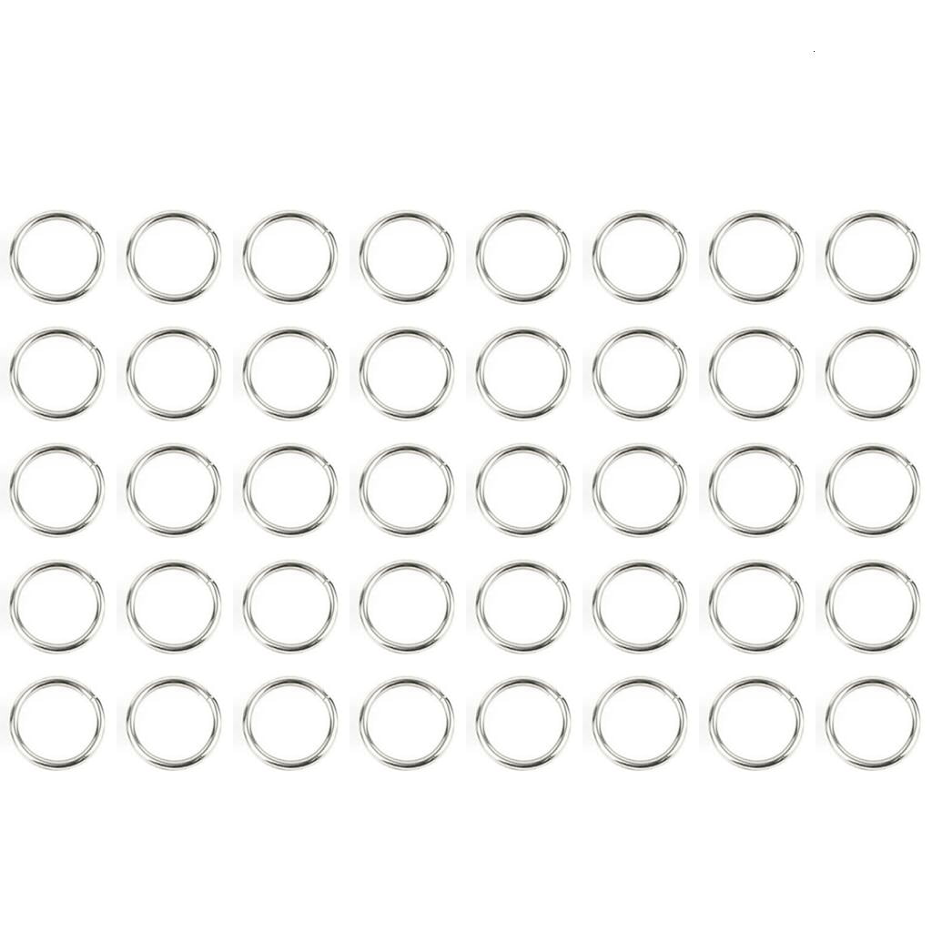 500Pcs Fishing Split Rings Lures Rings Saltwater Terminals Tackle ...