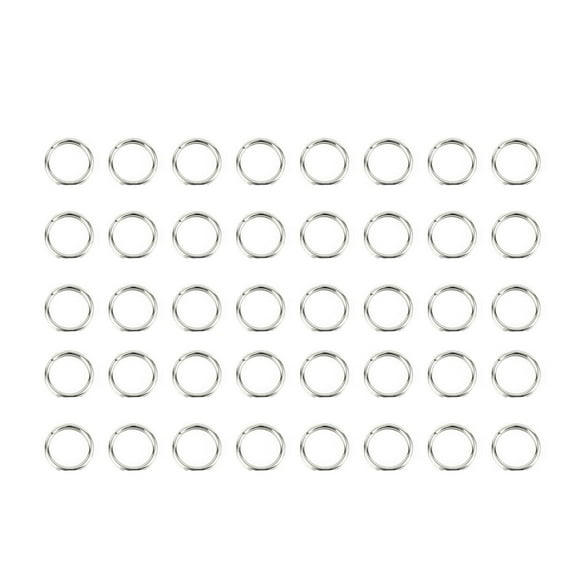 500Pcs High Strength Fishing Split Rings Line Connector High Carbon Spring Steel Split Rings Fishing Lures Connector