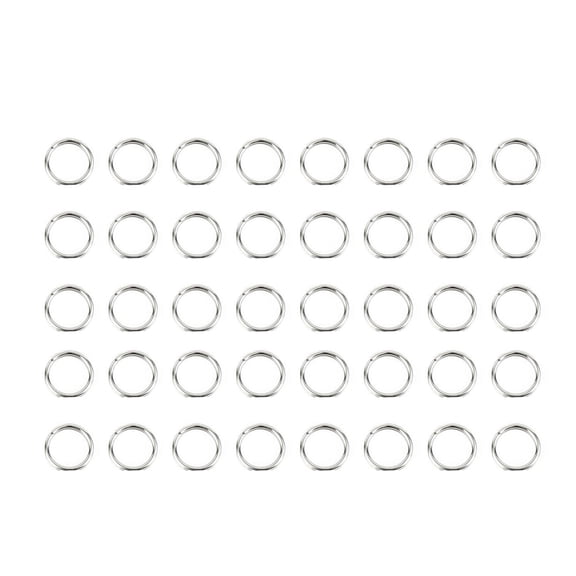 500Pcs High Strength Fishing Split Rings Line Connector High Carbon Spring Steel Split Rings Fishing Lures Connector