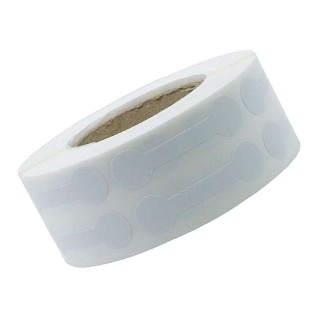 500Pcs Jewelry Price Tag Stickers Barbell Labels Self Adhesive Kraft