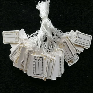Operitacx 200pcs String Handwritten Price Tag Name Tags for Clothes  Clothing Labels Jewelry Tags for Pricing Clothing Tags Labels for Clothing  Fabric